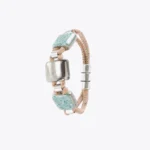 Pulseira em cortiça com cerâmicas em diferentes tons