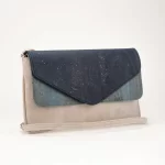 Small Two-Tone Cork Crossbody Bag