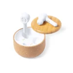 Auriculares Bluetooth® 5.0 com base em cortiça natural