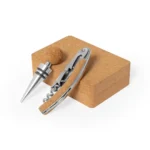 Wine set with cork finishes