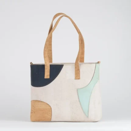 Cork shoulder bag with details